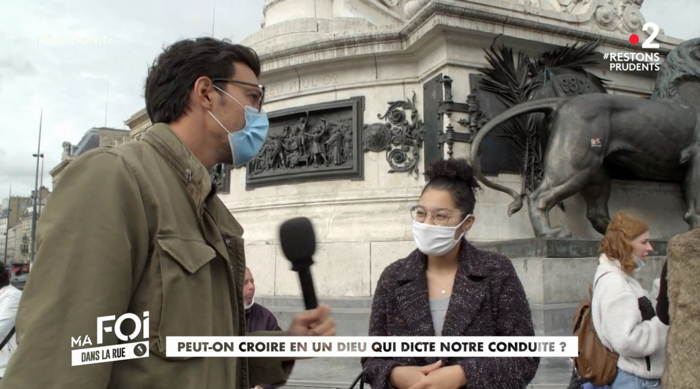 Place de la République  — Capture d'écran Molotov France 2 - Novembre 2020 —