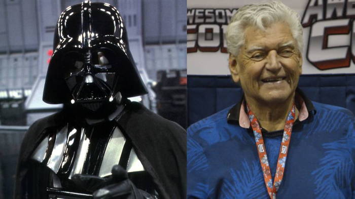 David Prowse et Dark Vador 