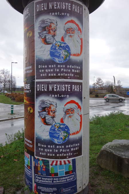 — Affiches — Propagande Raélienne — Mulhouse —