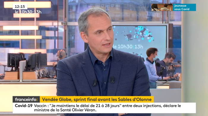 — Capture d'écran Molotov Franceinfo - Janvier 2021 —