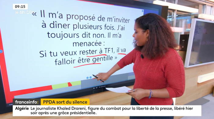 — Capture d'écran Molotov: Franceinfo — Février 2021  —