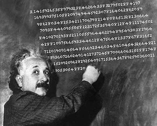Einstein et le nombre PI