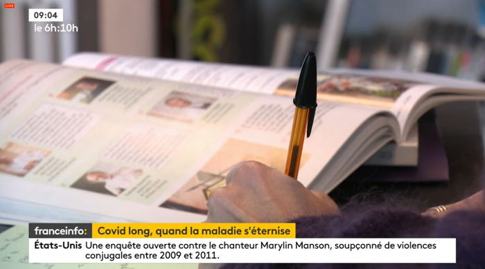 — Capture d'écran Molotov: Franceinfo — Février 2021  —