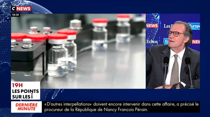 — Capture d'écran Molotov C News- Avril 2021 —