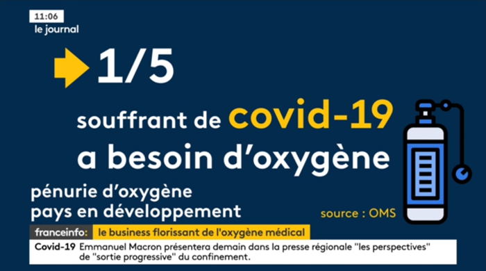 — Capture d'écran Molotov Franceinfo - Mai 2020 —