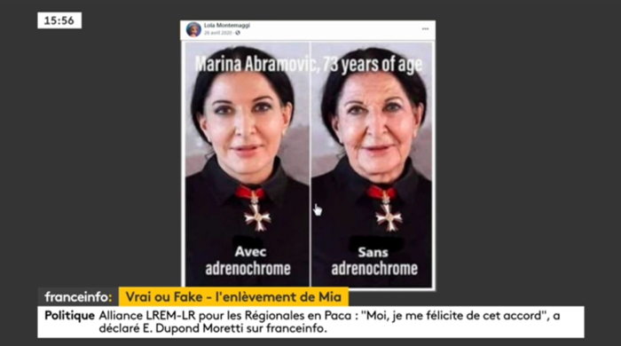 — Capture d'écran Molotov Franceinfo - Mai 2020 —