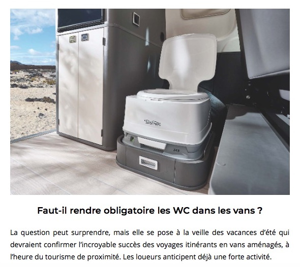 WC chimique de camping