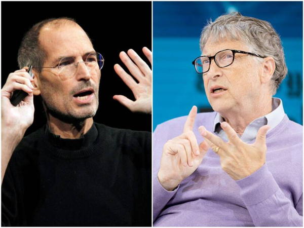 Steve Jobs et Bill Gates