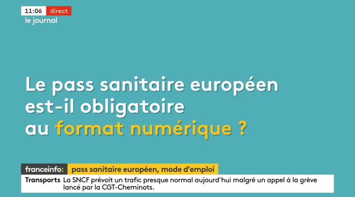 — Capture d'écran Molotov Franceinfo - Juin 2021 —