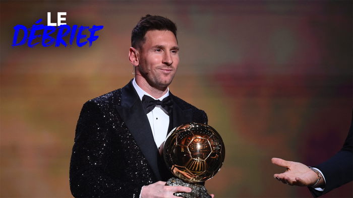 Lionel Messi, star du PSG sur l'Hexagone, reçoit son 7e ballon d'or