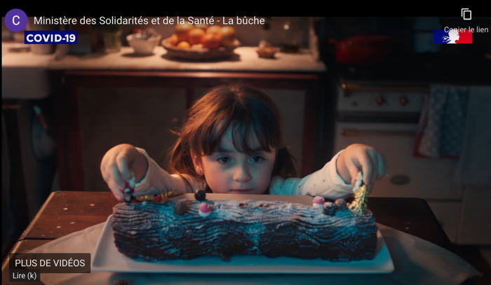 Distanciation: spot publicitaire du Ministère des Solidarités et de la santé