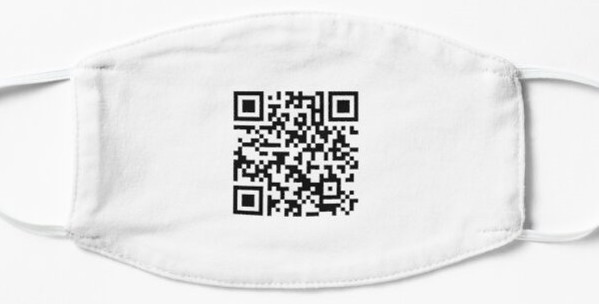 Masque personnalisé QR code