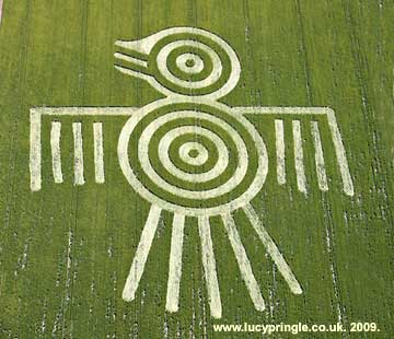 oiseau esprit de tonnerre apparu à Barbury Castle, near Wroughton, Wiltshire