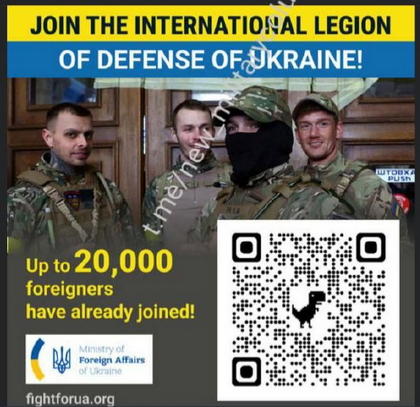 Engagez dans la légion internationale de défense de l'Ukraine