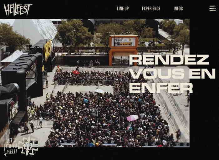 Capture d'écran Hellfest à Clisson ou "Festival de l'enfer"