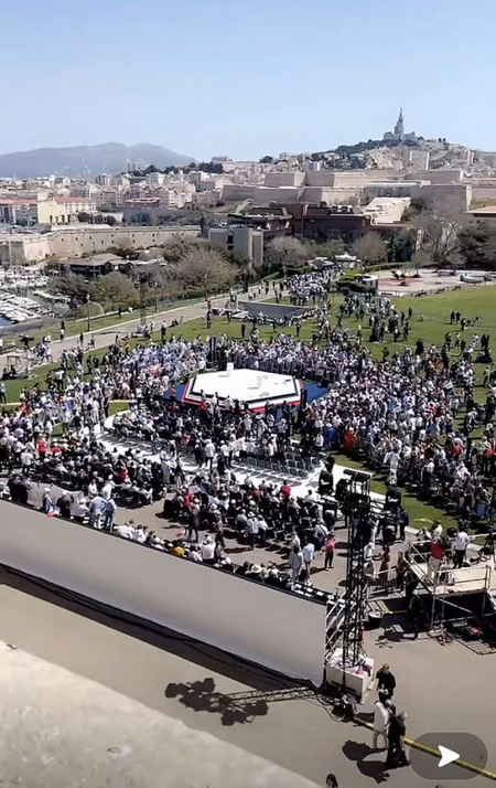E. Macron en campagne à Marseille


