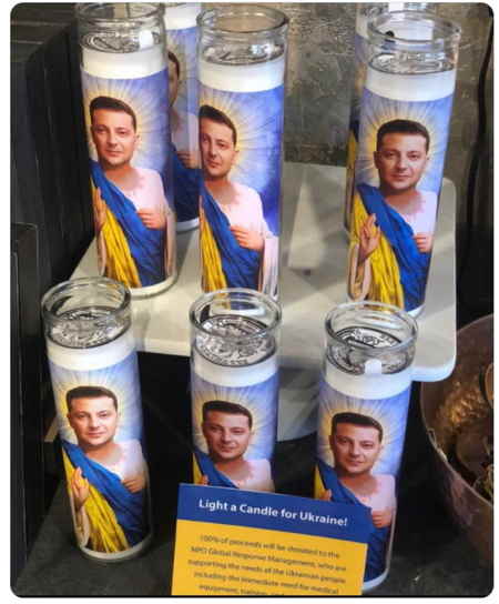 Cierges Zelensky