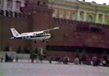 Mathias Rust atterissant à Moscou