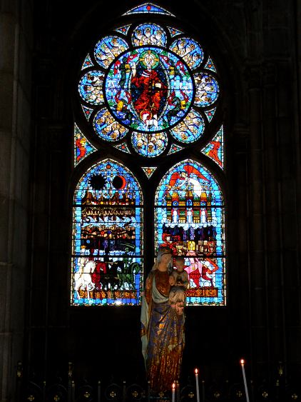 Vitrail de l'Apocalypse   Cathédrale de Clermont-Ferrand 