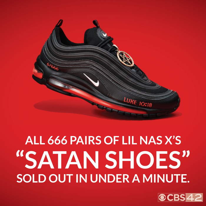 666 Satan shoes