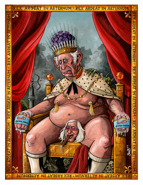 Charles III sur son trône