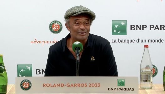 Yannick Noah à Roland-Garros en Juin 2023