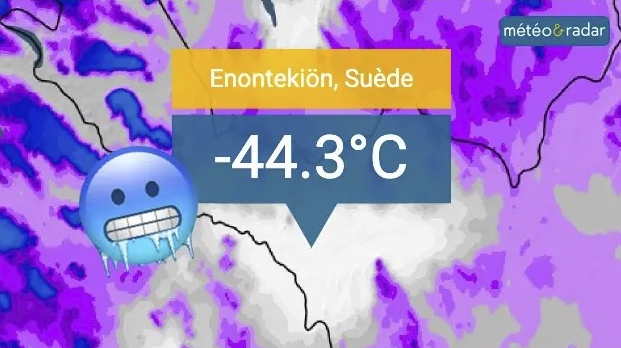 Record de froid en Suède