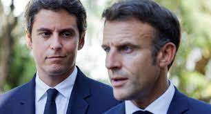 G. Attal et E. Macron