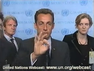 Nicolas Sarkozy 25/09/2007 ONU