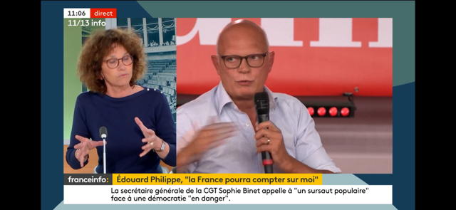 L'ancien Premier Ministre E. Philippe, le 11/06 à 11:06 ou 666e minute de la journée