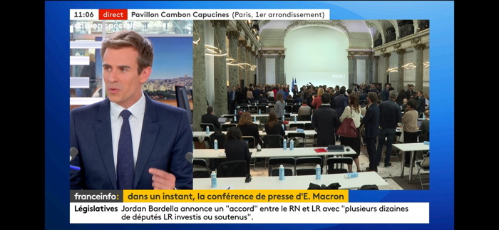 Conférence de presse d'E. Macron le 12 Juin 2024