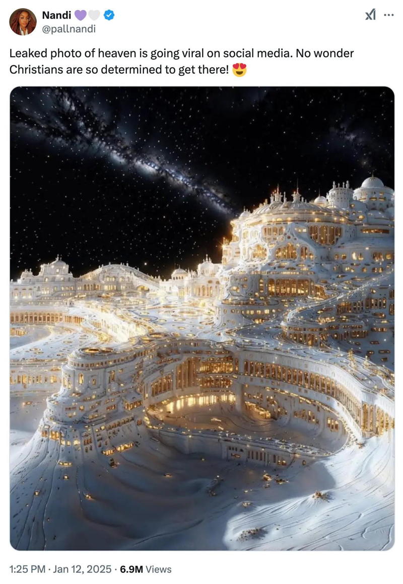 Une photo soit-disant fuitée du "Paradis"...