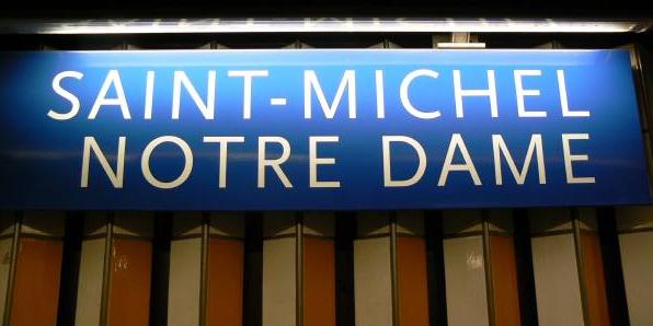 Metr/RER St Michel/Notre Dame