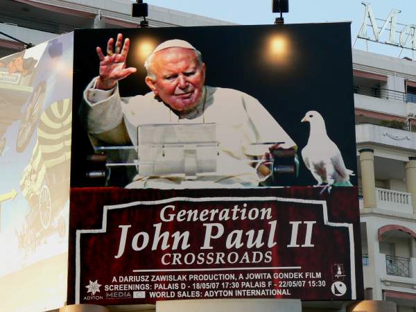 Affiche JPII Festival de cannes