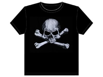 T shirt Skull and bones