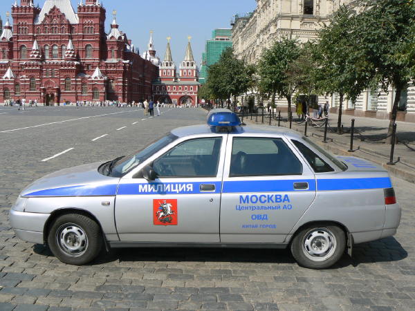 Véhicule de police Moskovite