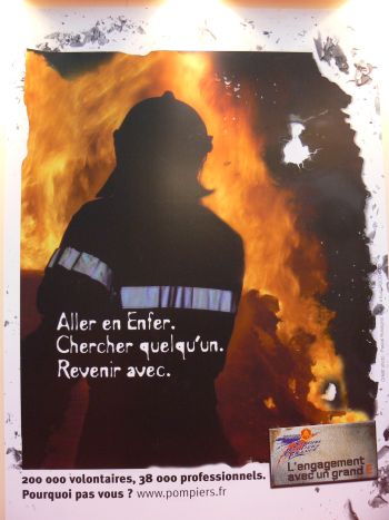 Affiche sapeur pompier