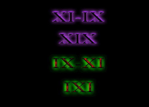 XIX et IXI