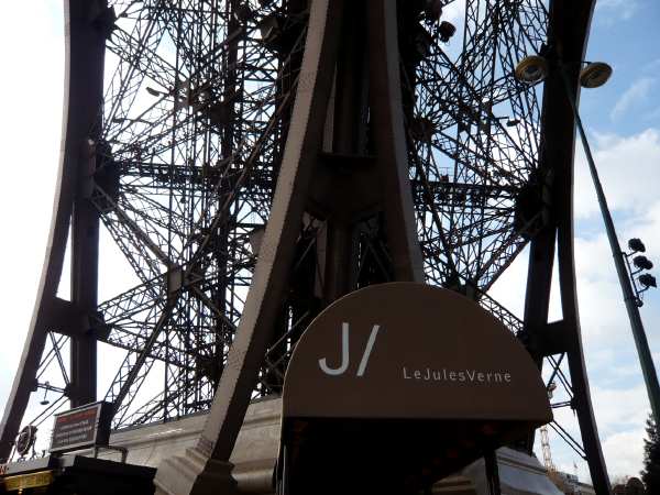 Restaurant le Jules Verne Tour Eiffel