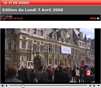 Capture d'écran France 2