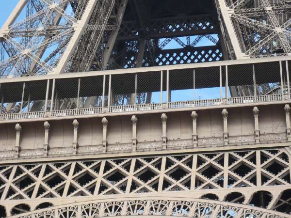 Tour Eiffel vue depuis le  Champ de Mars