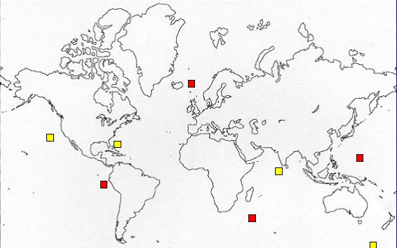 quatre coins du monde