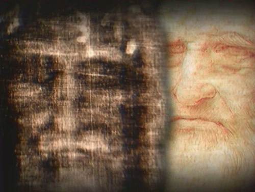 Visge du suaire et de De Vinci