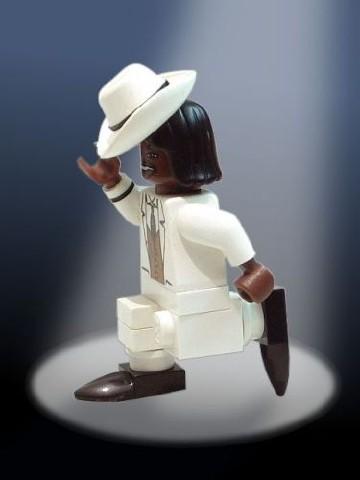 Figurine de Légo représentant Michael Jackson