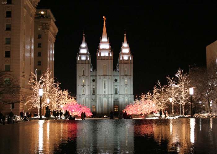 Temple Mormon du mont Oquirrh (Utah)