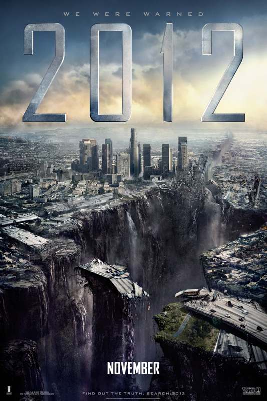 Poster/affiche du film 2012 de R. Emmerich