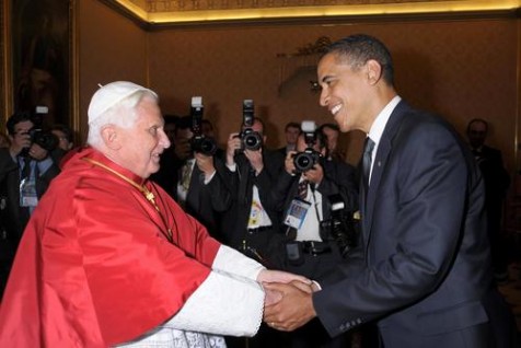 Benoît XVI et B.H. Obama