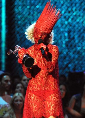 Lady Gaga aux MTV’s Video Music Awards en Septembre 2009