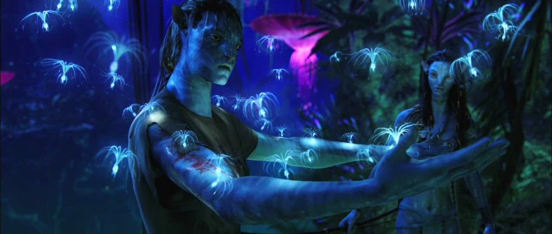 Capture d'écran du film "Avatar" réalisé par James Cameron