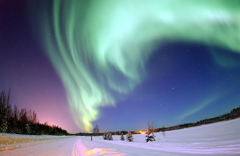 Aurore Boréale au-dessus de la Finlande 